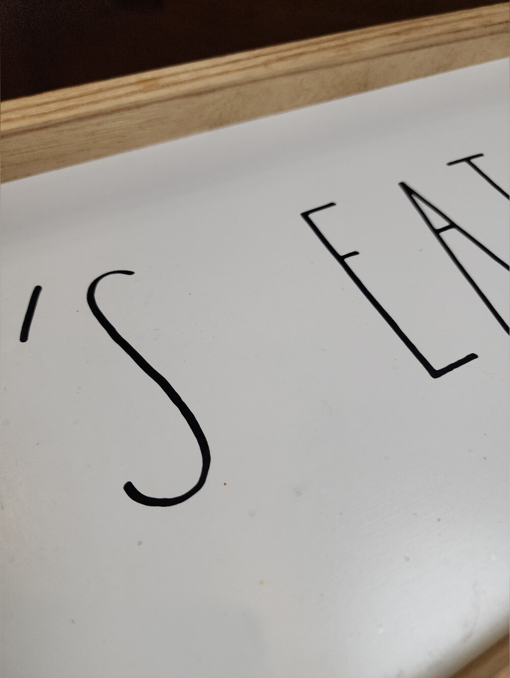 Rae Dunn Wood Sign Bundle "Let's Eat" "But First Coffee" Preowned - Picture 5 of 15